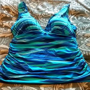 Bleu Rod Beattie tankini top